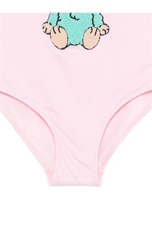 Pink swimsuit with Labubu print SAINT BARTH KIDS | CARA00100960L
